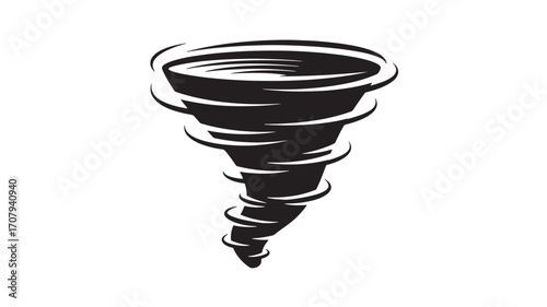 Tornado, Cyclone, Whirlwind, Vortex, Vector Illustration