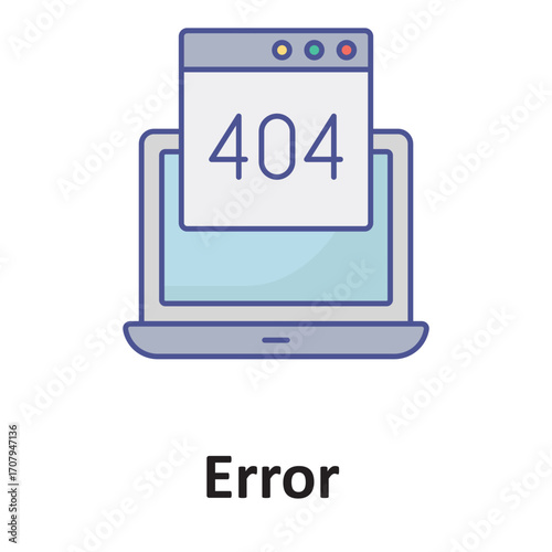 Error  Vector Icon which can easily modify or edit
