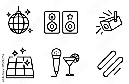 Disco Icon Grid
