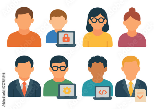 Parental Control Icon Set