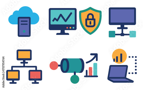 Network Management Icon Set