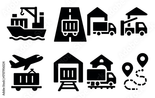 Cargo Icon Set