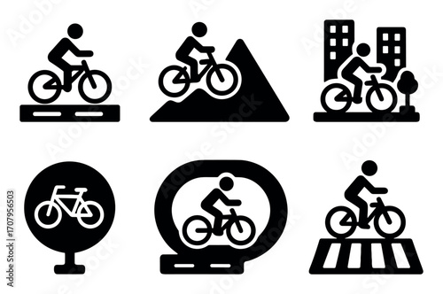 Cycling Icons Grid