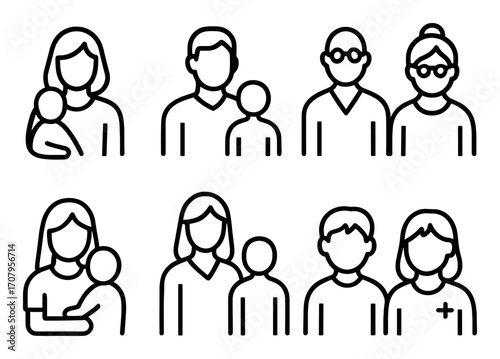 Parenting Icons Grid