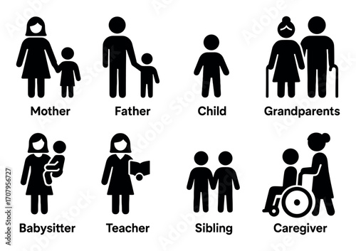Parenting Icons Grid