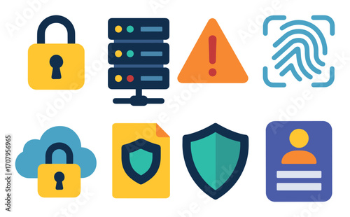 Colorful Data Protection Icons