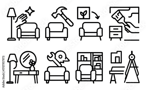 Modern Interior Icons