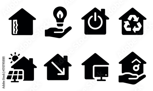 Energy Saving Icons