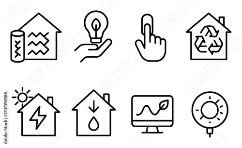 Energy Saving Icons