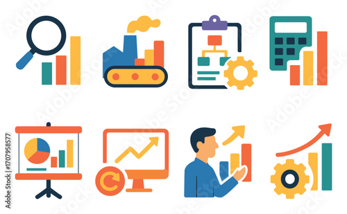 Colorful Process Icons