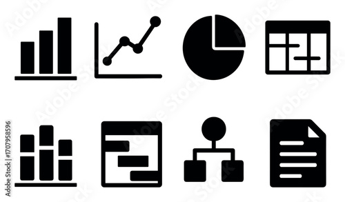 Solid Chart Icons