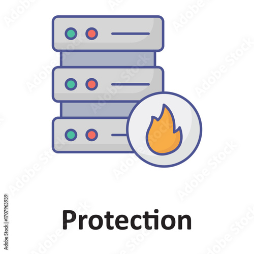 firewall protection  Vector Icon which can easily modify or edit