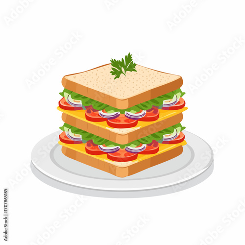 Veganes Sandwich
