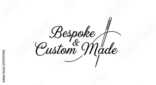 Elegant Bespoke & Custom Made Logo Crafted with Precision, Tailored to Perfection