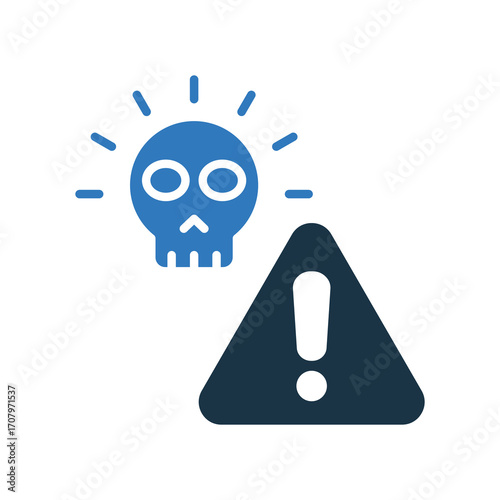Risk mixed color icon