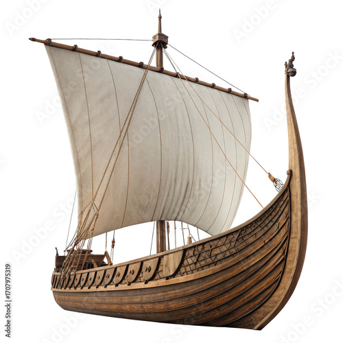 Historical viking sail ship on png viking png ship png sail png historical png boat png old png sea png transparent background