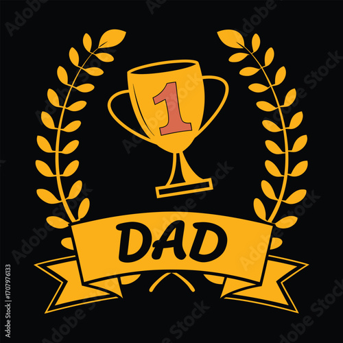 Glowing Gold Beer Mug Trophy with Red Number