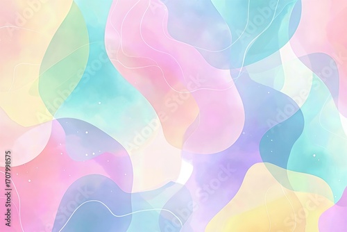 Soft Pastel Abstract Gradient Background