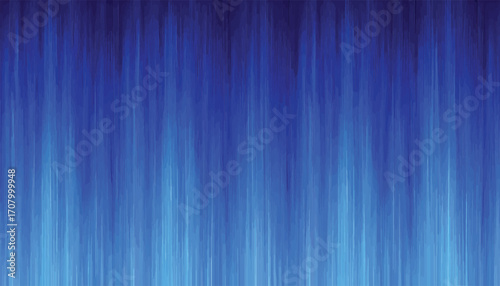 Luminous blue abstract background featuring vertical glowing streaks and a vibrant digital light stream effect