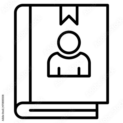 Authorship line icon