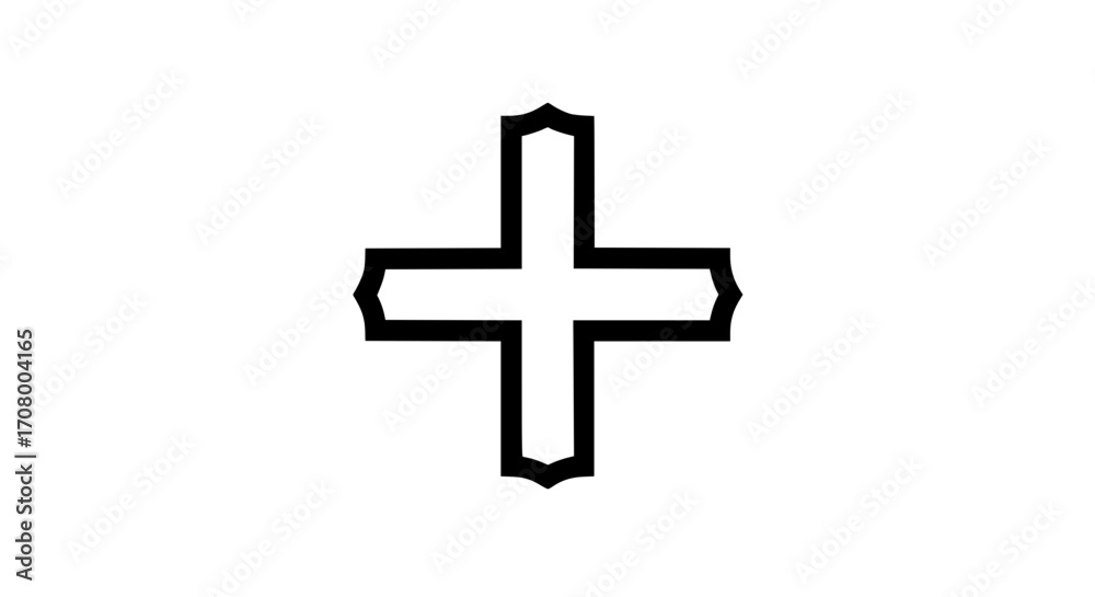 Fototapeta premium Positive sign for basic calculations 