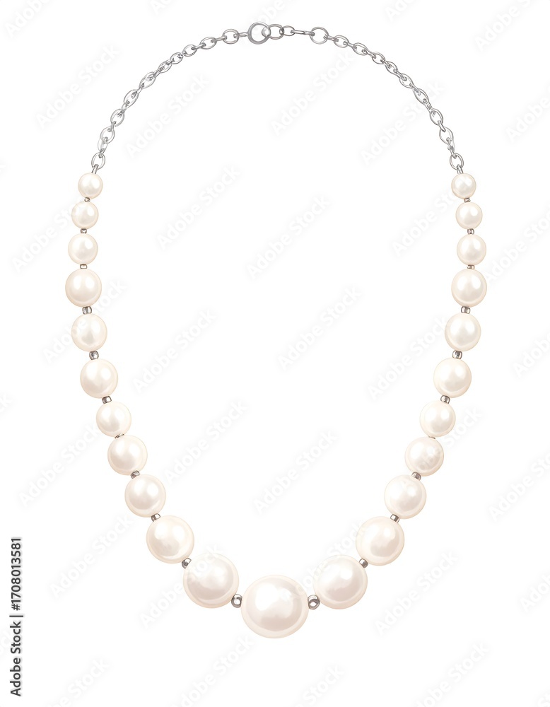Obraz premium Elegant pearl necklace
