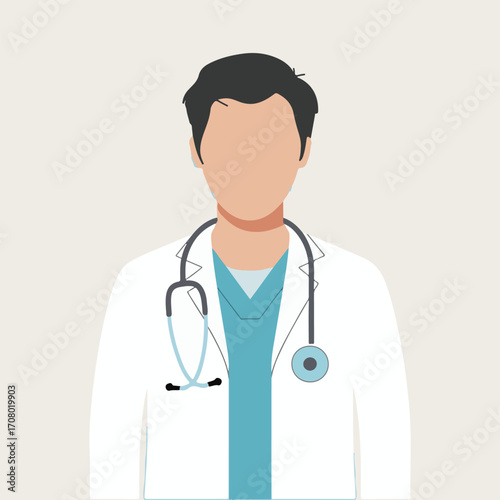 a male doctor with stethoscope