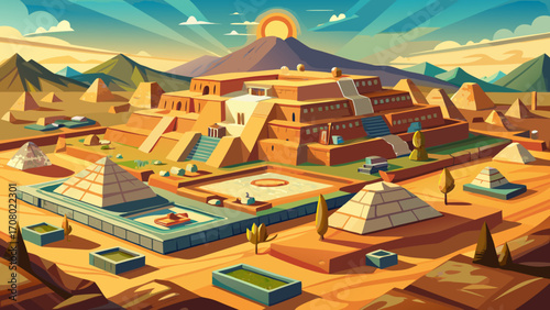 The Sacred City of Caral-Supe in Peru reveals a 5,000-year-old urban complex with pyramids and plazas, representing one of the oldest civilizations in the Americas under desert skies and Andean breeze