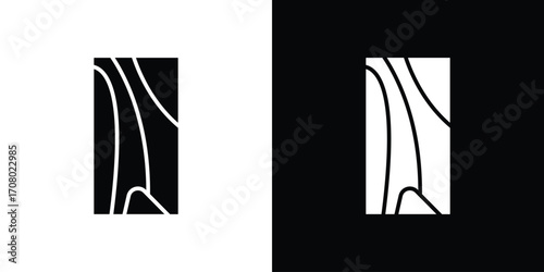 Wood board icons. glyph vector icon. Vector illustration eps 10
