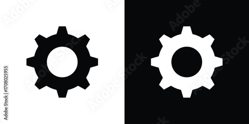 Settings icons. glyph vector icon. Vector illustration eps 10