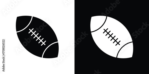 Rugby icons. glyph vector icon. Vector illustration eps 10
