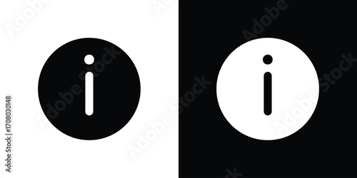 Info icons. glyph vector icon. Vector illustration eps 10