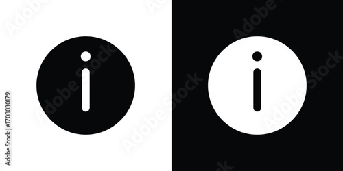 Info icons. glyph vector icon. Vector illustration eps 10
