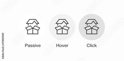 open box with arrows icon sign vector