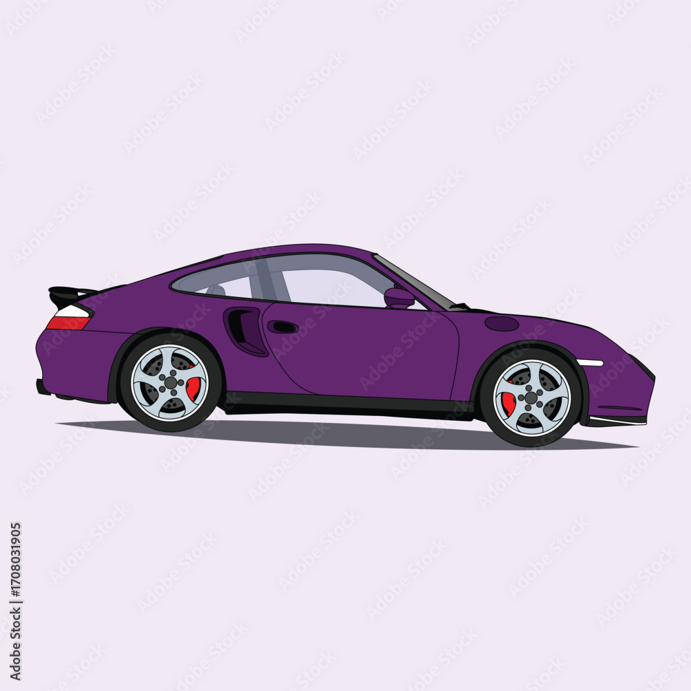 Fototapeta premium Realistic Car Vector Illustration description:Vector Illustration 