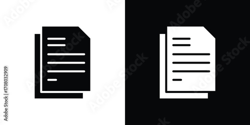 Duplicate icons. glyph vector icon. Vector illustration eps 10