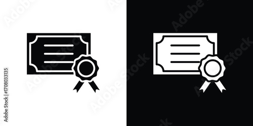 Diploma icons. glyph vector icon. Vector illustration eps 10