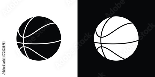 Basketball icons. glyph vector icon. Vector illustration eps 10