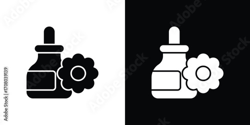 Bach flowers icons. glyph vector icon. Vector illustration eps 10