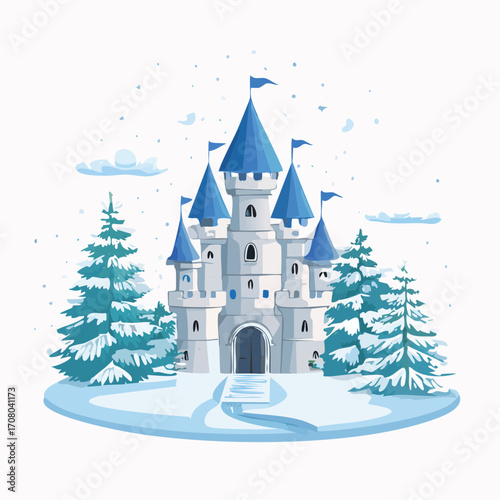 Märchenschloss im Winter