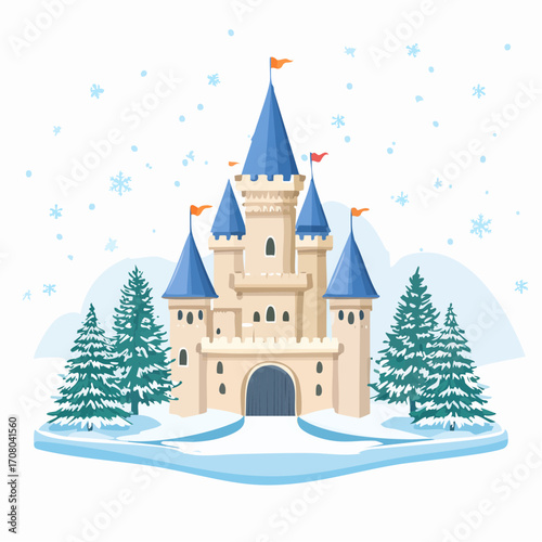 Märchenschloss im Winter