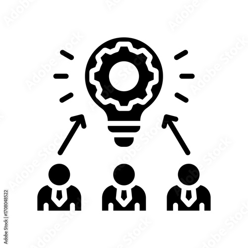 Innovation Culture glyph icon