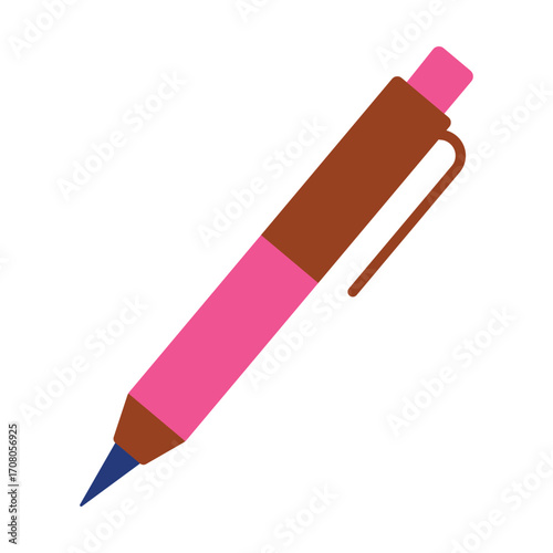Writing and Sketching Tool Symbol. A simple mechanical pencil graphic for education, stationery, and creative projects.