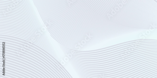 Abstract background with white holographic line pattern in luxury pastel colors. Premium horizontal vector design template for business banner, prestigious voucher, wedding invitation.