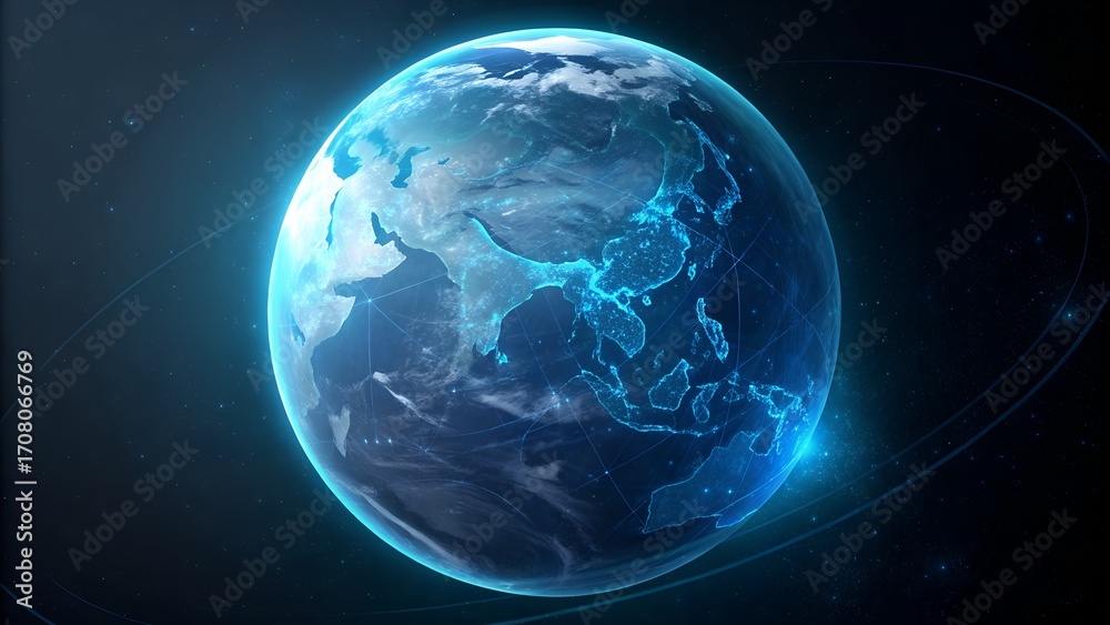 Fototapeta premium earth in space