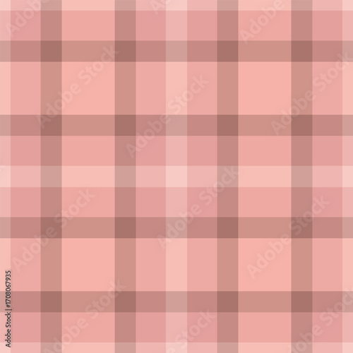 Elegant plaid pattern with subtle variations in pink tones. Versatile design for backgrounds, textiles, or digital art. Symbolizes order, softness and classic style.