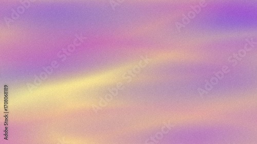 Abstract moving gradient background in light yellow, peach orange, soft pink, pale purple, violet. Blurry curves flow. Multicolor wave. Fluid motion. Liquid animation. Smooth grain noise, sand texture