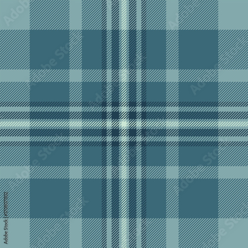 Bold pattern textile check, goose foot fabric vector plaid. Christmas card tartan seamless background texture in cyan and pastel colors.
