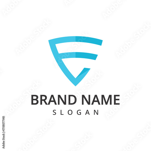 Free Download Shield Logo With Technology Symbol For Cyber Security Logo - GFXLoad