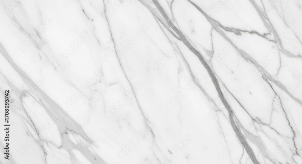 Obraz premium Elegant white marble texture with subtle gray veining